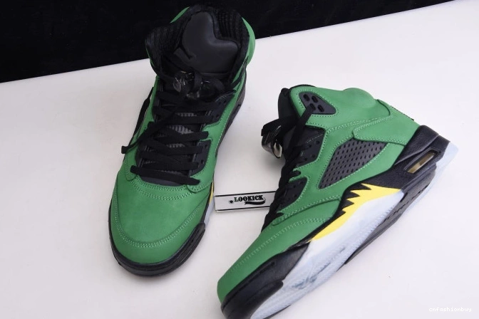 Oregon SE Air 5 CK6631-307 Ducks Jordan 0803